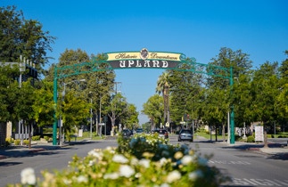 downtown upland signage near euclid