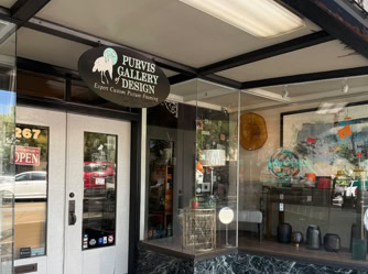 Purvis Gallery of Design storefront in Upland, CA